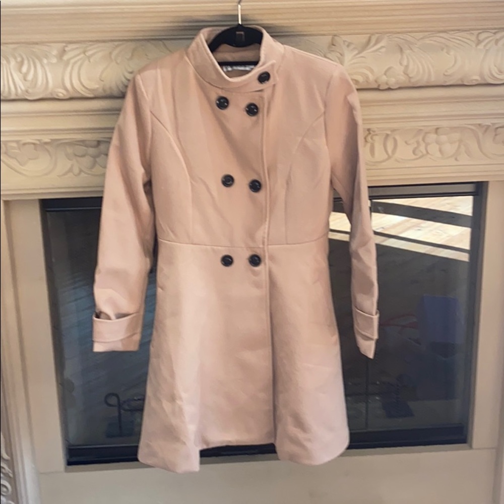 Tan dress coat